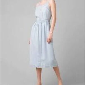 prAna sun driffter dress vintage blue light weight size Large NWTS with pockets
